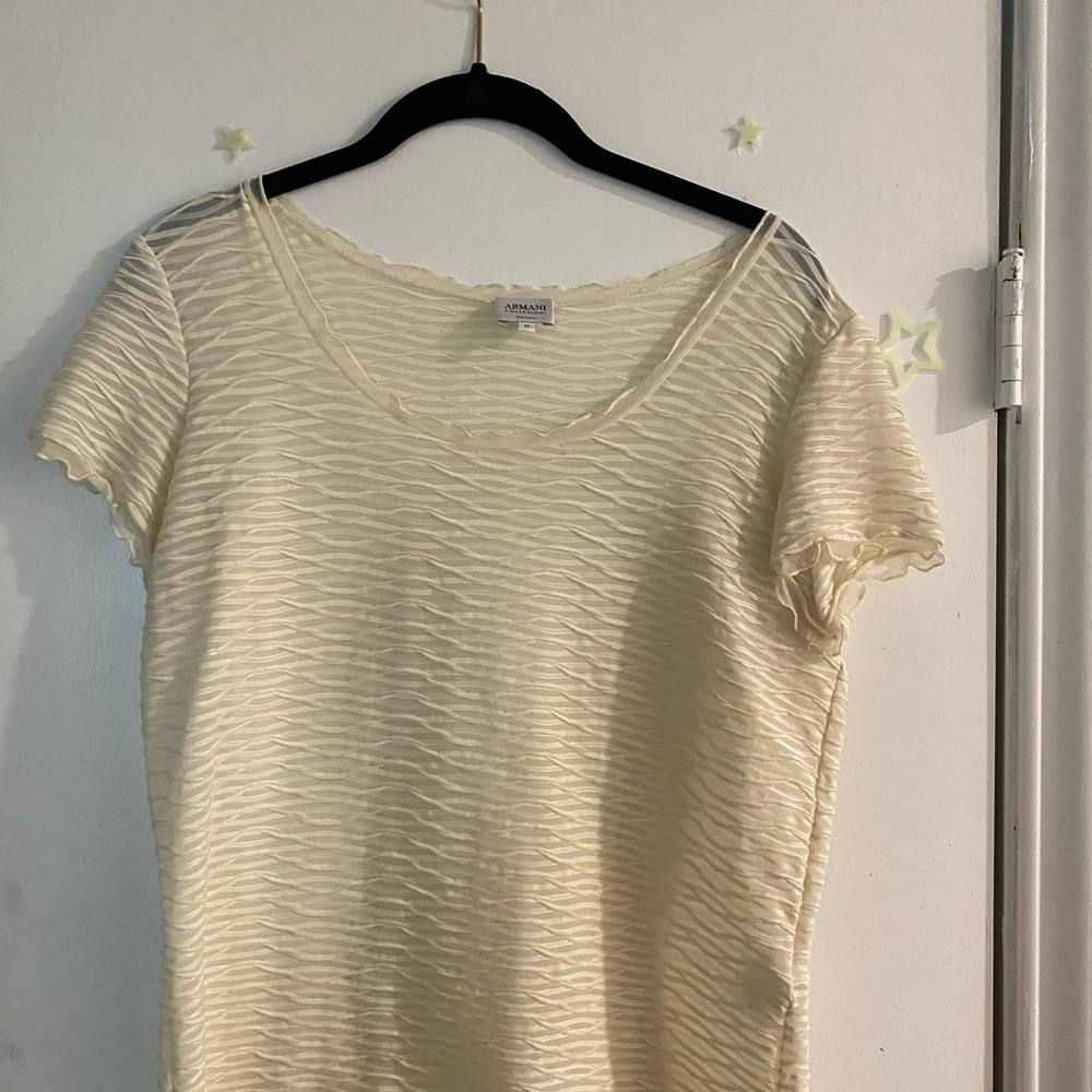 Armani Collezioni Sheer Top